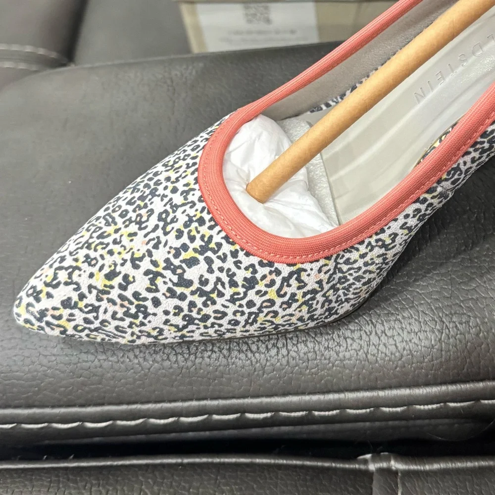 Lori Goldstein Collection Novelty Pumps Ditsy Animal Print Sz 5.5 AUTHENTIC NEW